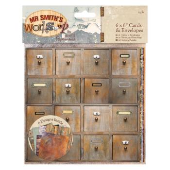 6x6 Cards & Envelopes (12pk) Mr Smith's Workshop