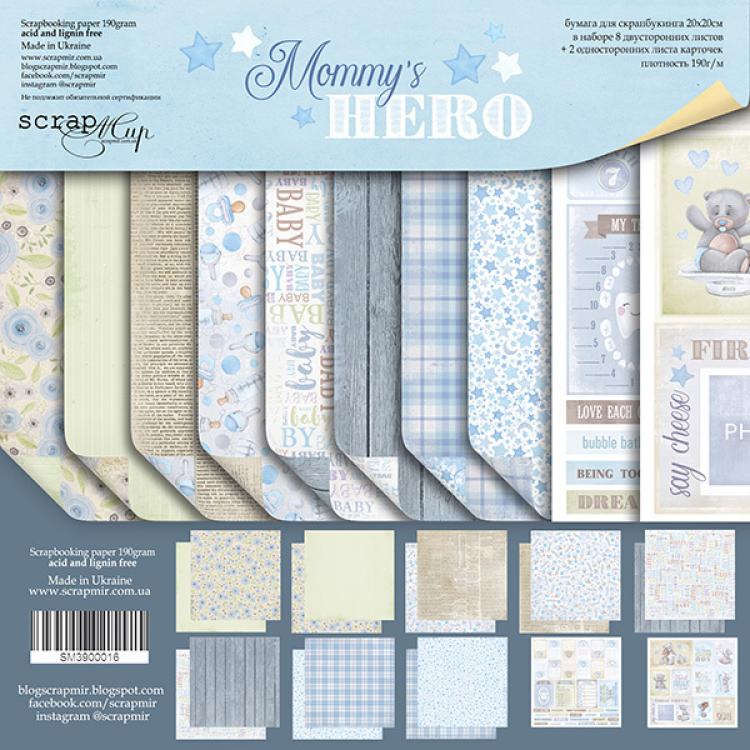 ScrapMir 8x8 Paper SET Mommy´s Hero