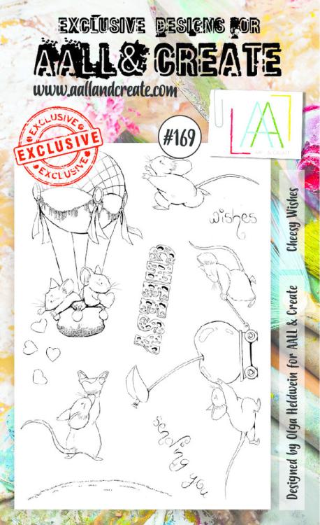 AALL & Create Clear Stamp A6 Set #169 Cheesy Wishes