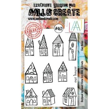 AALL & Create Clear Stamp A6 Set #462 Our House