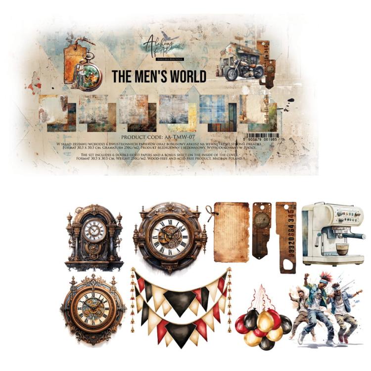 #22 Alchemy of Art 12x12 Paper Pack The Men´s World