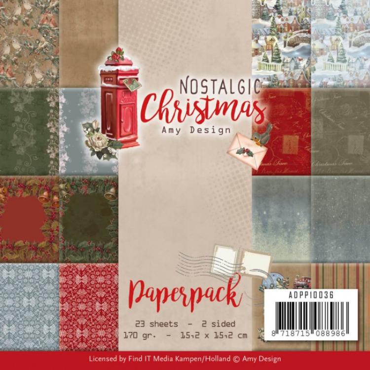 Amy Design Nostalgic Christmas 6x6 Paper Pad