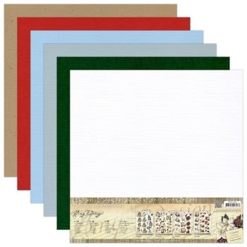 Amy Design 12x12 Linen Cardboard Classic Christmas