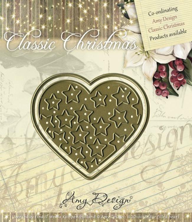 Amy Design Classic Christmas Stanze Star Filled Heart