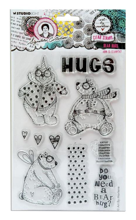 Art by Marlene Clear Stamp Bear Hugs Nr. 747