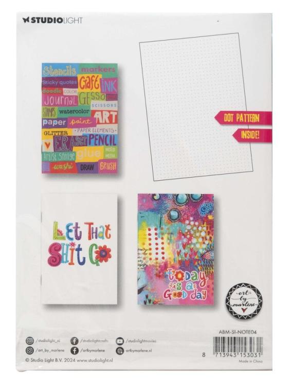 Art by Marlene Signature Collection Bullet Journals A5 Dot Pattern (3pcs)