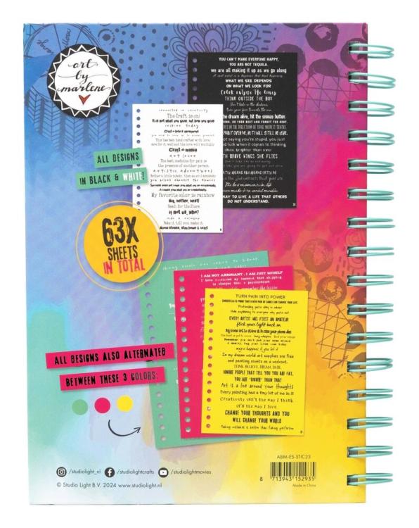 Art by Marlene The Golden Oldie A5 Sticky Quotes Collector's Book