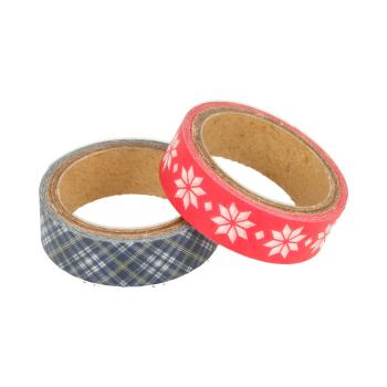 Artemio Washi Tape Noel Ecossais Poisettia #11004644