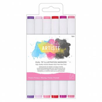 Artiste Dual Tip Illustration Markers Floral #851405