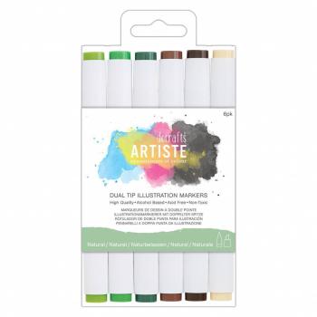 Artiste Dual Tip Illustration Markers Natural #851404