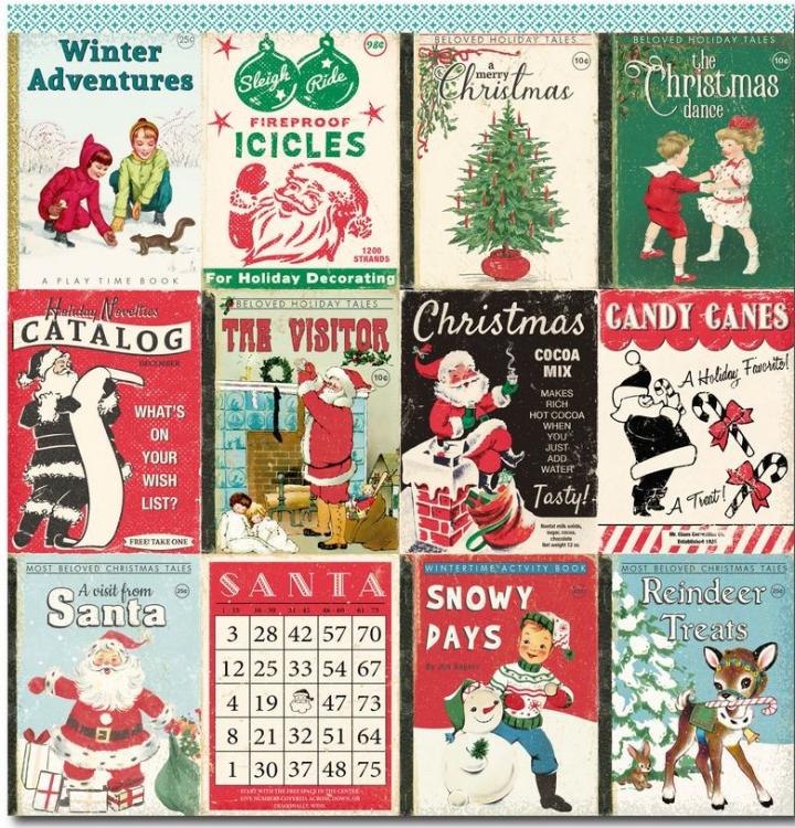 Vintage Odyssey 12x12 Paper Pack Let It Snow