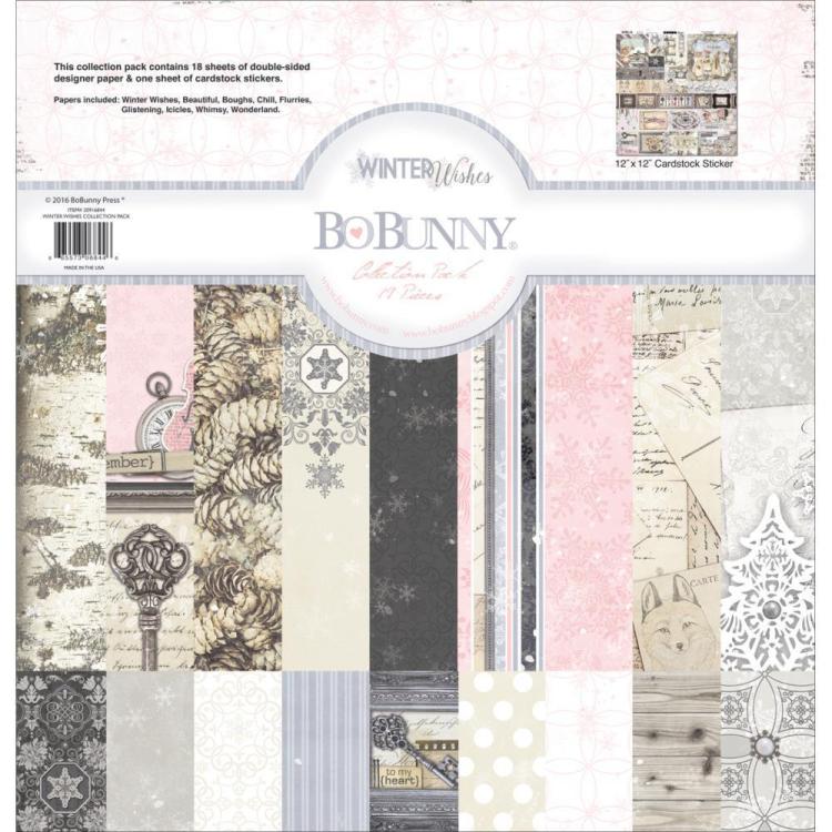 BoBunny 12x12 Paper Pad Winter Wishes #20916844