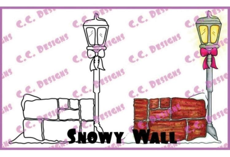 C.C Designs Stempel Snowy Wall