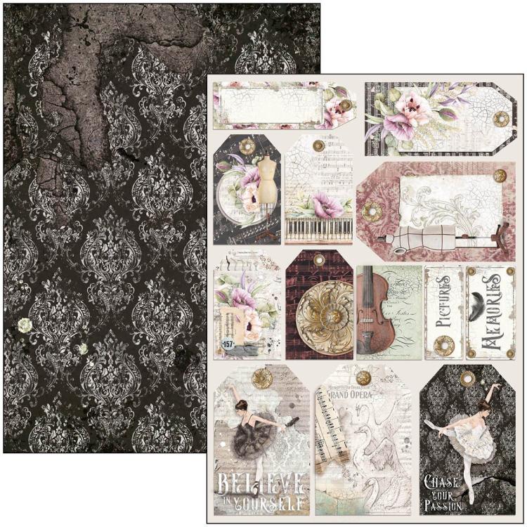 Ciao Bella A4 Creative Pad Cygne Noir CBCL055