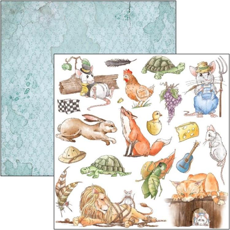 Ciao Bella 8x8 Paper Pad Aesop's Fables #CBH046