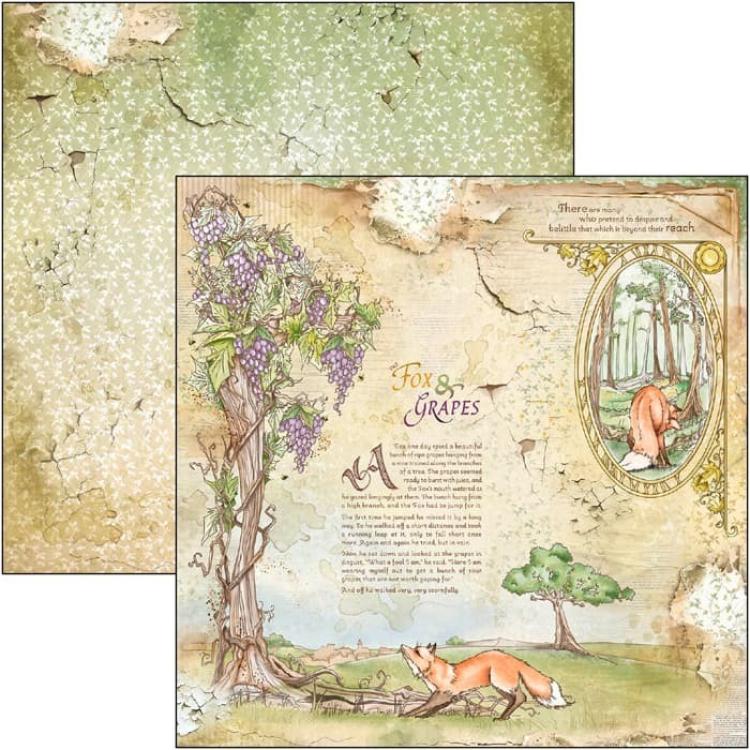 Ciao Bella 8x8 Paper Pad Aesop's Fables #CBH046