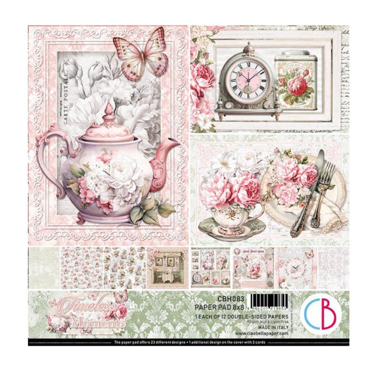 CBH083 Ciao Bella Timeless Moments 8x8 Paper Pad