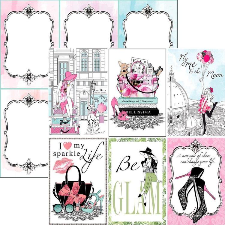 Ciao Bella Scrapbooking Paper Pad Italian Luxury #CBP009