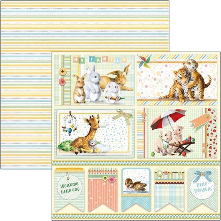 Ciao Bella 12x12 Paper Pad My First Year #CBPM042A