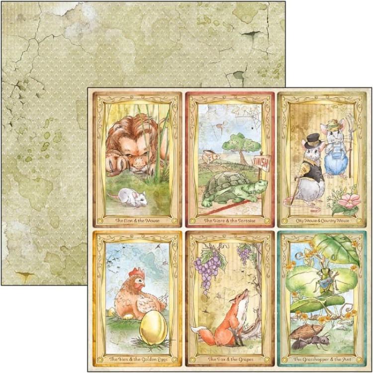 Ciao Bella 12x12 Paper Pad Aesop's Fables #CBPM046