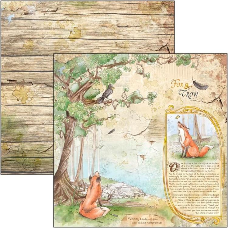 Ciao Bella 12x12 Paper Pad Aesop's Fables #CBPM046