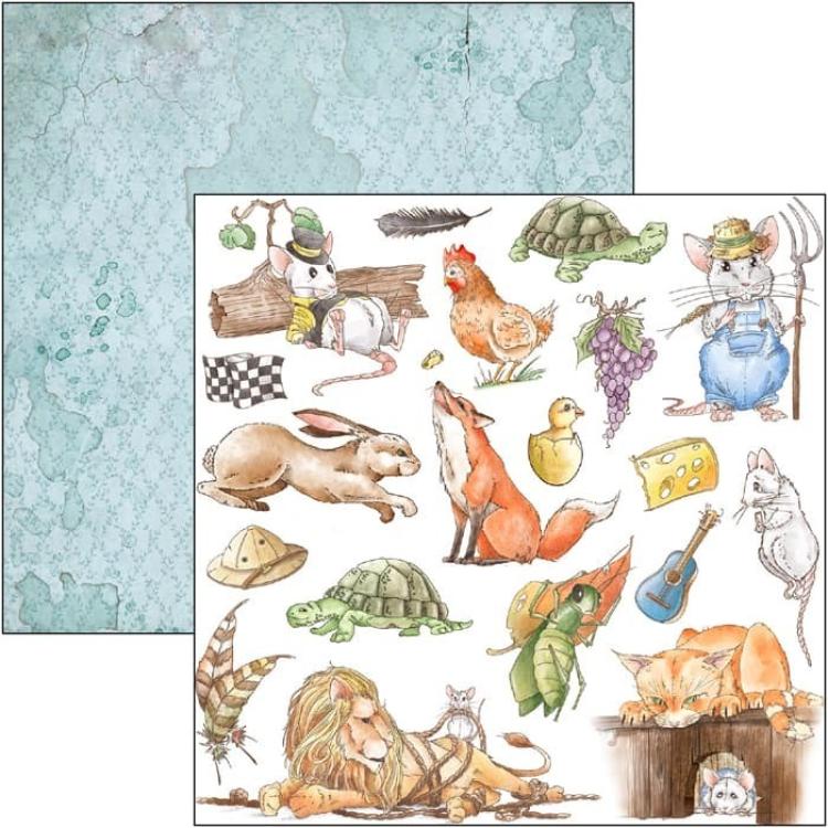 Ciao Bella 12x12 Paper Pad Aesop's Fables #CBPM046