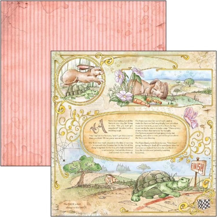 Ciao Bella 12x12 Paper Pad Aesop's Fables #CBPM046