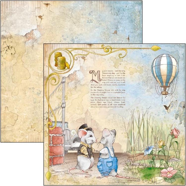 Ciao Bella 12x12 Paper Pad Aesop's Fables #CBPM046