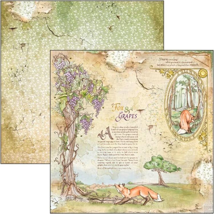 Ciao Bella 12x12 Paper Pad Aesop's Fables #CBPM046