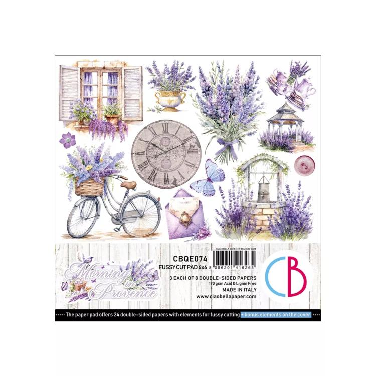 CBQE074 Ciao Bella Morning in Provence 6x6 Inch Fussy Cut Pad