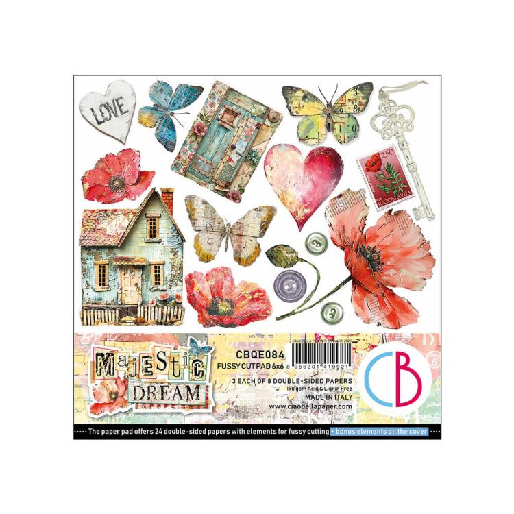 CBQE084 Ciao Majestic Dream Moments 6x6 Inch Fussy Cut Pad