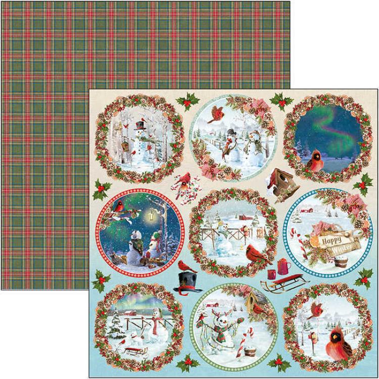 Ciao Bella 12x12 Paper Sheet Medallions #CBSS125