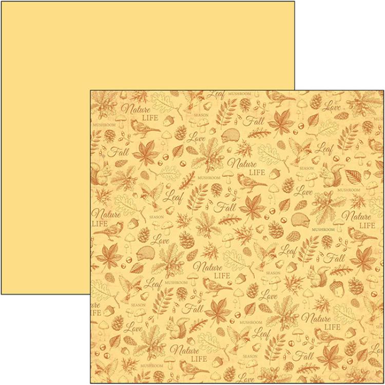 Ciao Bella 12x12 Patterns Pad The Sound of Autumn #CBT023