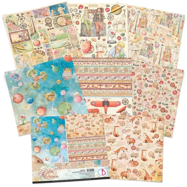 Ciao Bella 12x12 Patterns Pad The Little Prince #CBT049