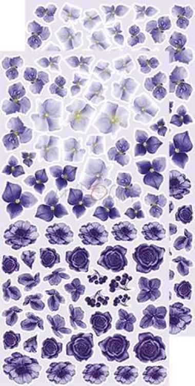 Craft O Clock Basic Flowers Set 7 Lavender