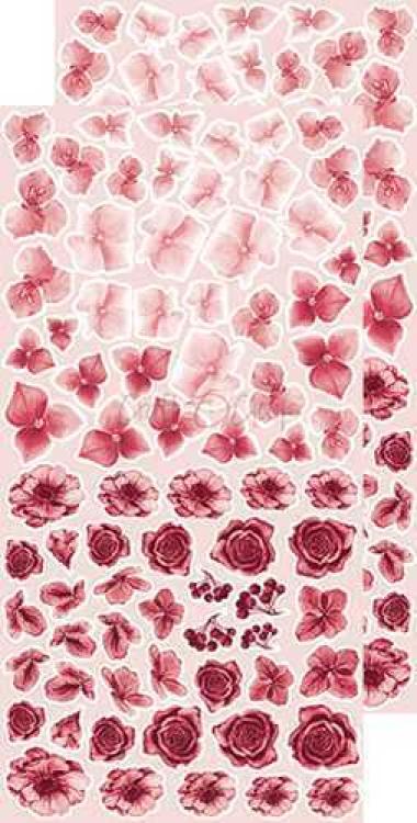 Craft O Clock Basic Flowers Set 8 Pink