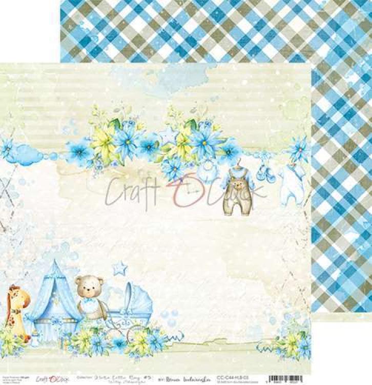 Craft O Clock 12x12 Paper Pad Hello Little Boy