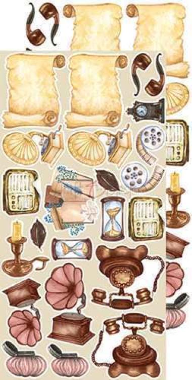 Craft O Clock Charming Extras Set Vintage