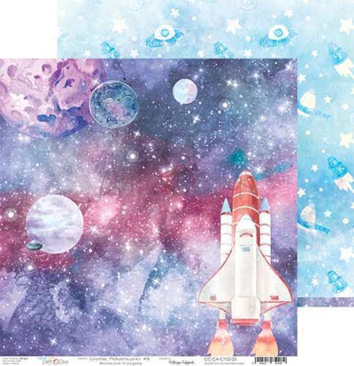 Craft O Clock 12x12 Paper Pad Cosmic Adventure