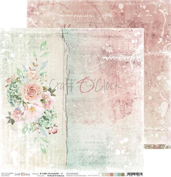 Craft O Clock Scrapbooking Kit Hello Beauty