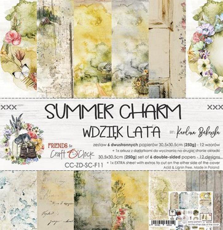 Craft O Clock Scrapbooking Kit Summer Charm