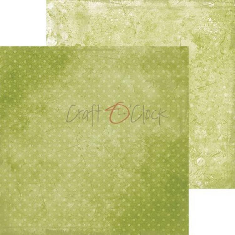 Craft O Clock 6x6 Paper Pad Basic Green Mood #01