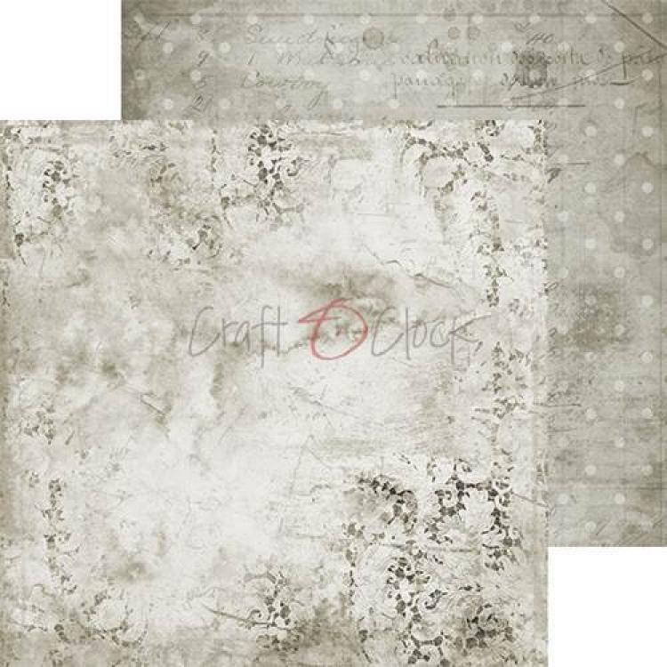 Craft O Clock 6x6 Paper Pad Basic Light Gray Mood #10