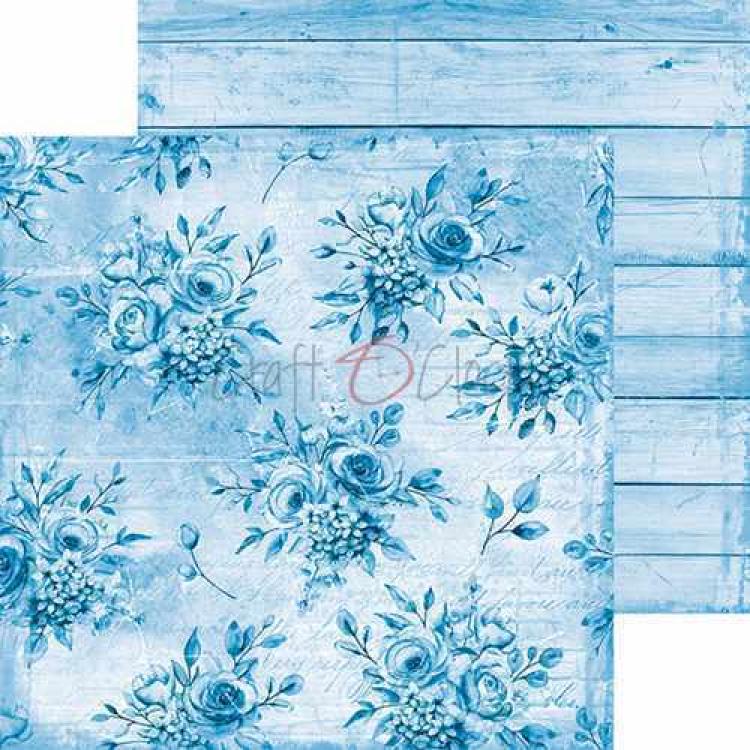 Craft O Clock 6x6 Paper Pad Basic Blue Mood #12