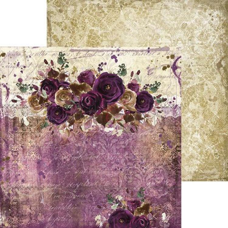 Craft O Clock 6x6 Paper Pad Plum in Chocolate