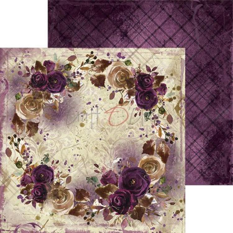 Craft O Clock 6x6 Paper Pad Plum in Chocolate