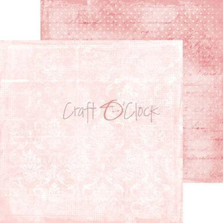 Craft O Clock 8x8 Paper Pad Basic Pink Mood #11