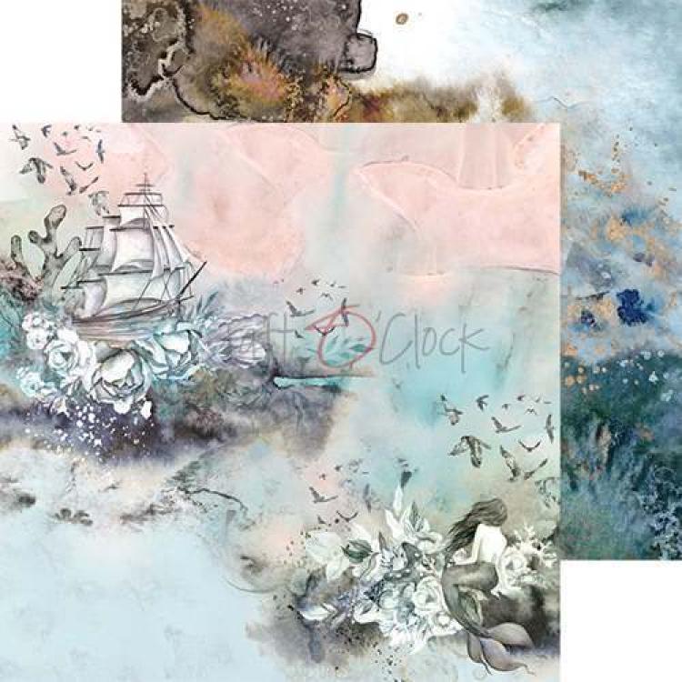 Craft O Clock 6x6 Paper Pad Ocean Deep