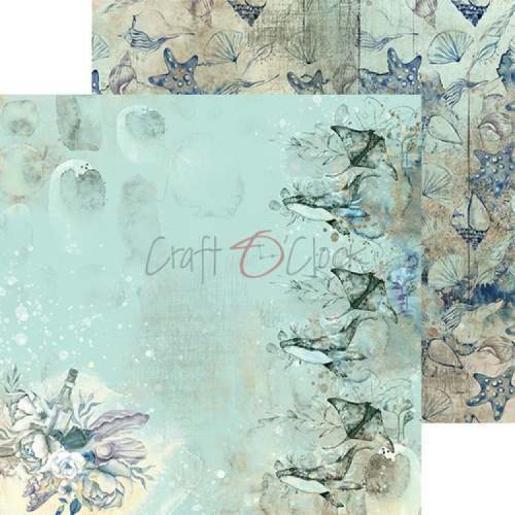 Craft O Clock 6x6 Paper Pad Ocean Deep