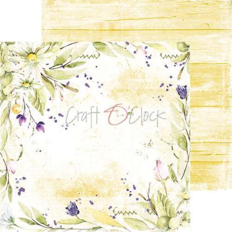 Craft O Clock 6x6 Paper Pad Summer Flowers